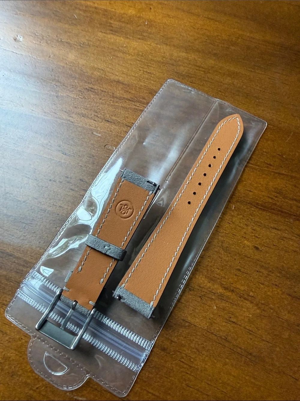 The Strap Tailor 20mm gray suede watch strap - New!